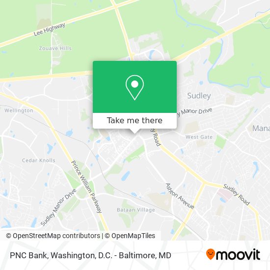 PNC Bank map