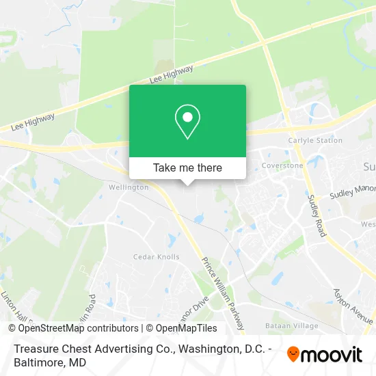 Treasure Chest Advertising Co. map