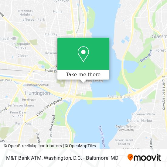 M&T Bank ATM map