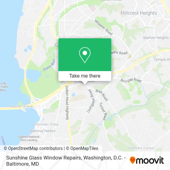 Sunshine Glass Window Repairs map