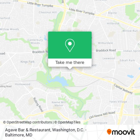 Mapa de Agave Bar & Restaurant