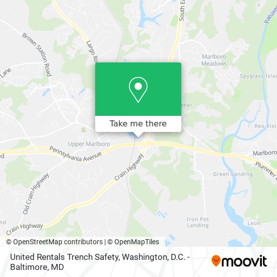 United Rentals Trench Safety map