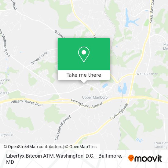 Mapa de Libertyx Bitcoin ATM