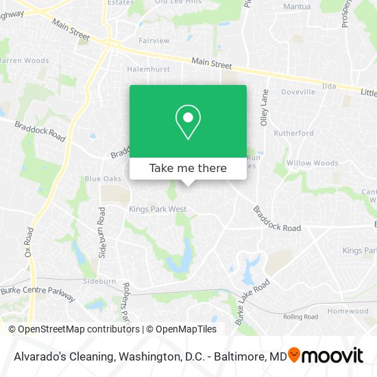 Mapa de Alvarado's Cleaning