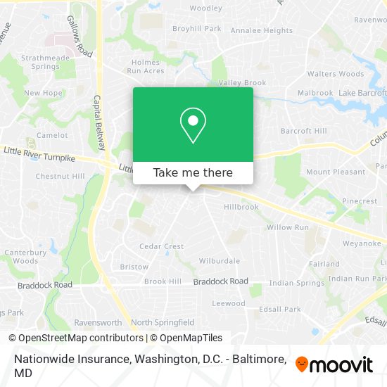 Nationwide Insurance map