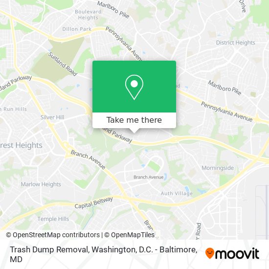 Mapa de Trash Dump Removal