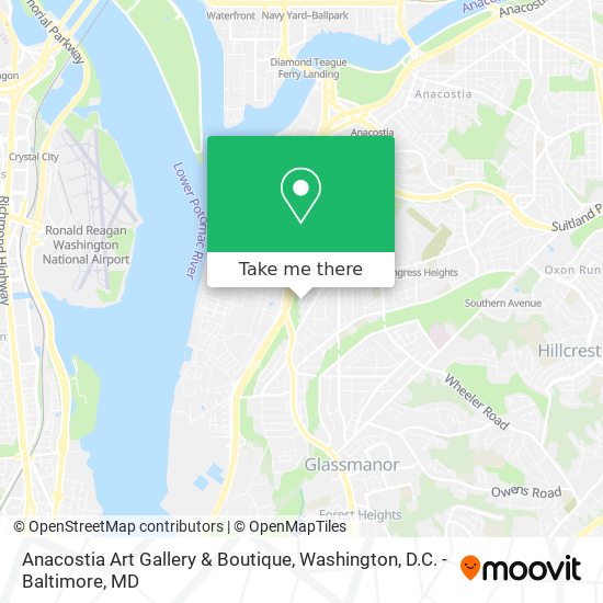 Anacostia Art Gallery & Boutique map