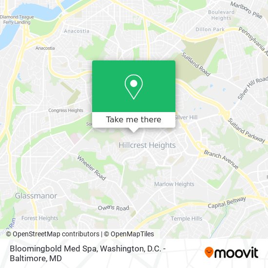 Mapa de Bloomingbold Med Spa