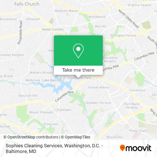 Sophies Cleaning Services map