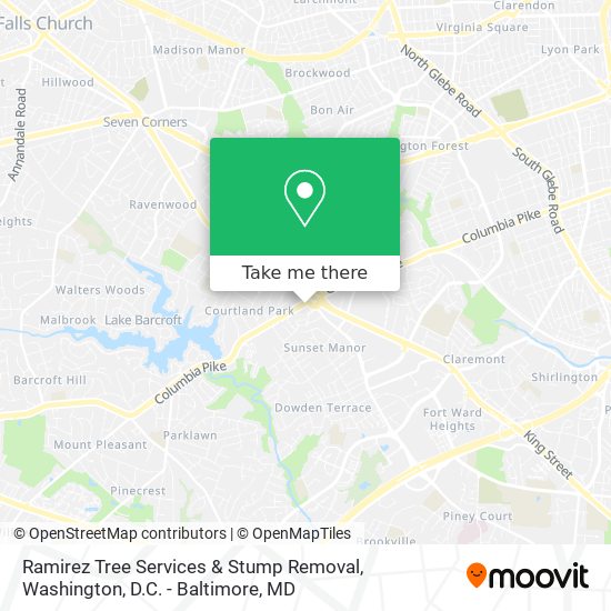Ramirez Tree Services & Stump Removal map
