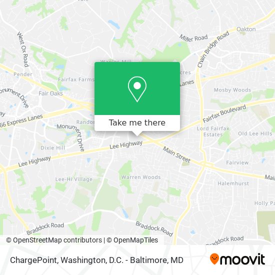 ChargePoint map