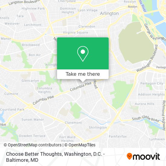 Choose Better Thoughts map