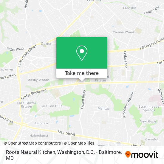 Roots Natural Kitchen map