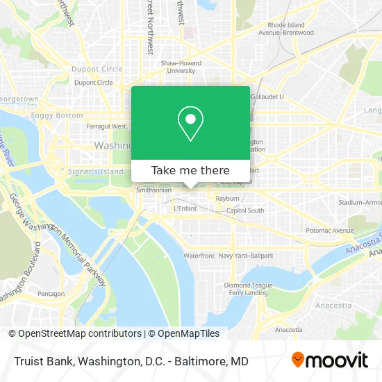 Mapa de Truist Bank