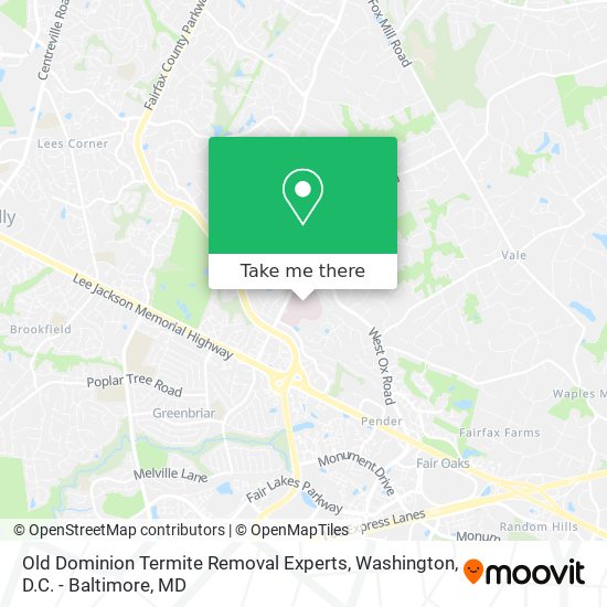 Old Dominion Termite Removal Experts map