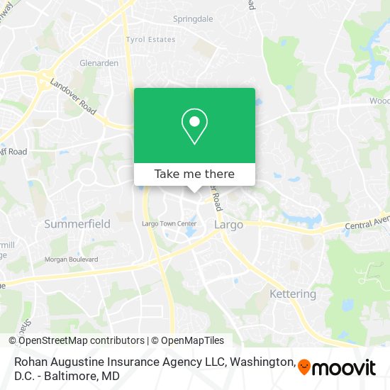 Mapa de Rohan Augustine Insurance Agency LLC