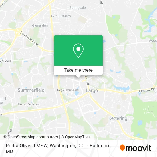 Rodra Oliver, LMSW map