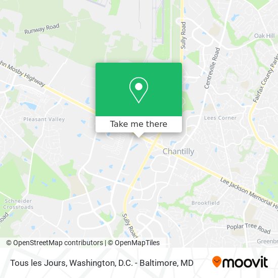 Tous les Jours map