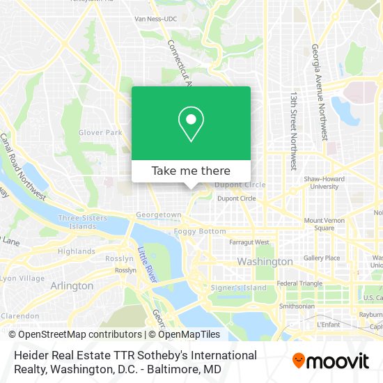 Heider Real Estate TTR Sotheby's International Realty map