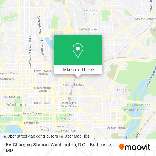 EV Charging Station map