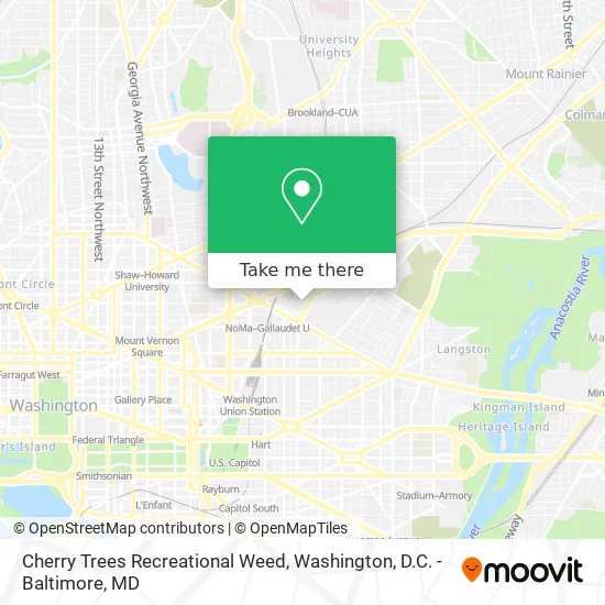 Cherry Trees Recreational Weed map