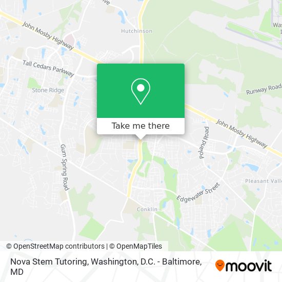 Nova Stem Tutoring map