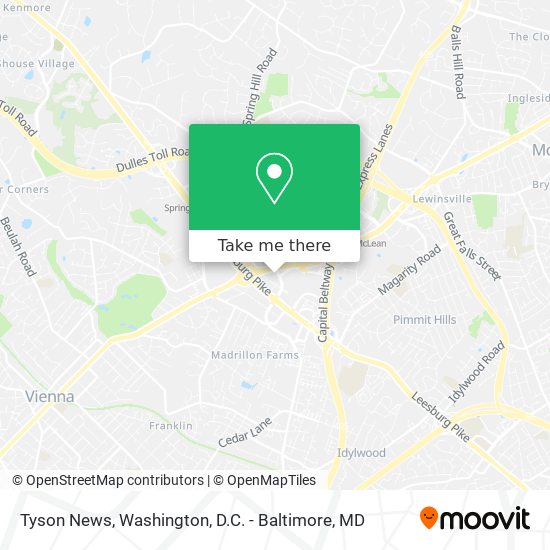 Mapa de Tyson News