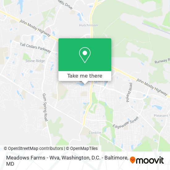 Meadows Farms - Wva map