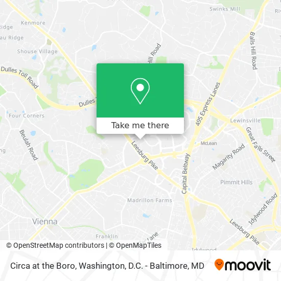 Mapa de Circa at the Boro