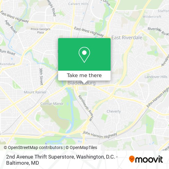 Mapa de 2nd Avenue Thrift Superstore