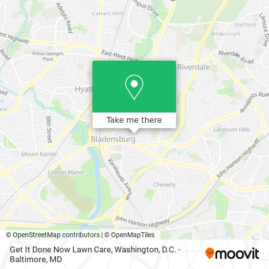 Get It Done Now Lawn Care map