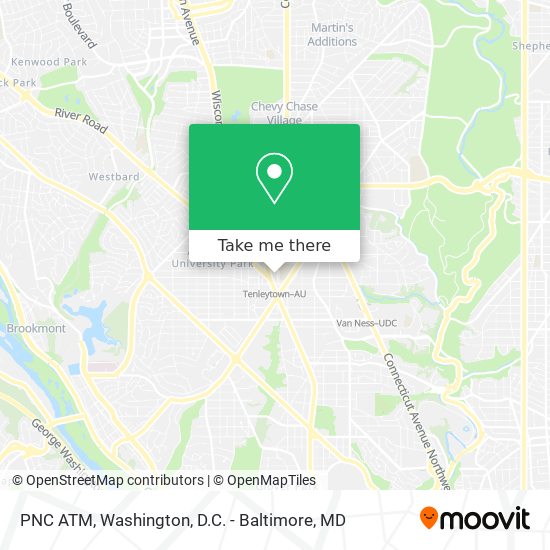 PNC ATM map