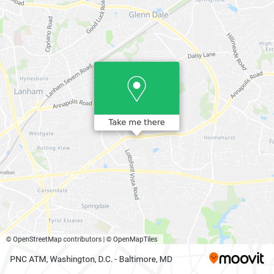 PNC ATM map