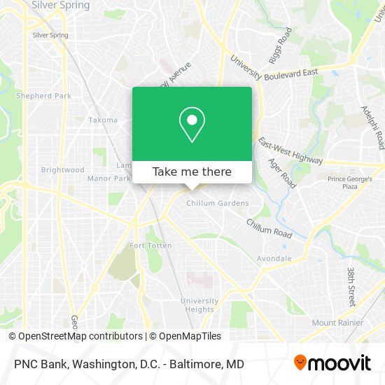 PNC Bank map