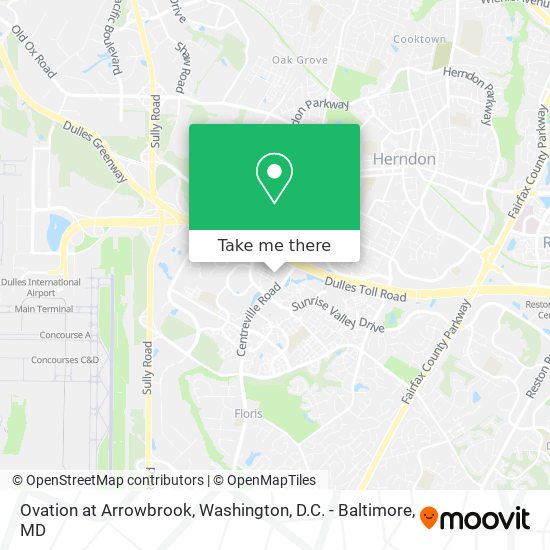 Ovation at Arrowbrook map