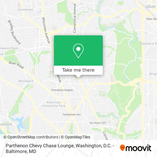 Mapa de Parthenon Chevy Chase Lounge