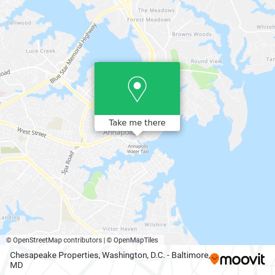 Chesapeake Properties map