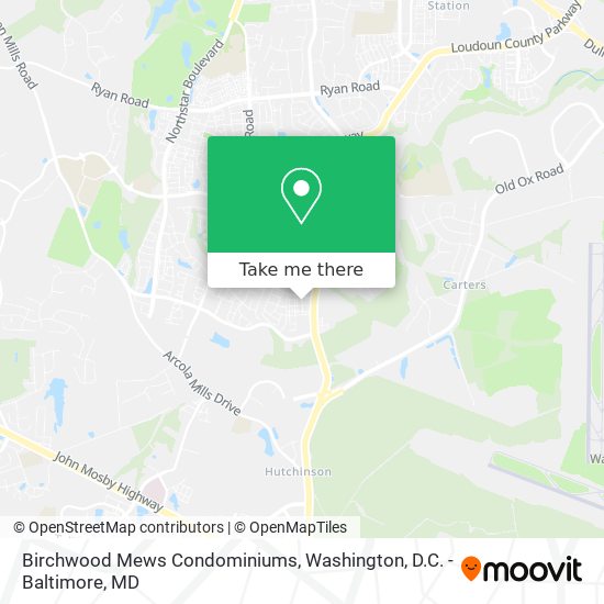 Birchwood Mews Condominiums map