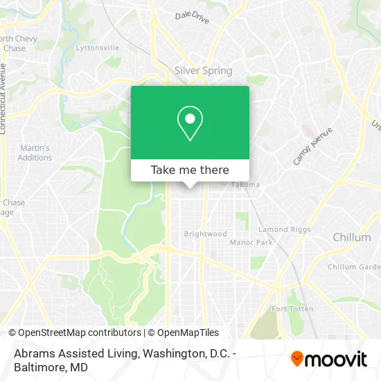 Mapa de Abrams Assisted Living