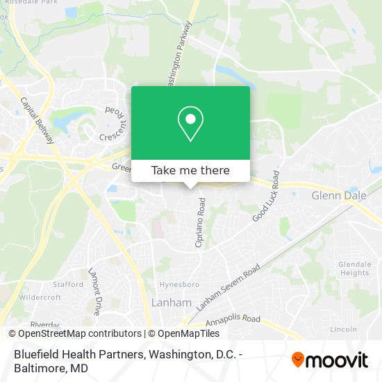 Bluefield Health Partners map