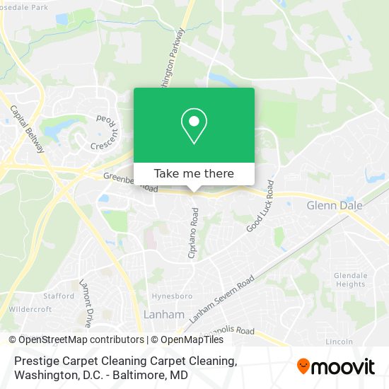Prestige Carpet Cleaning Carpet Cleaning map