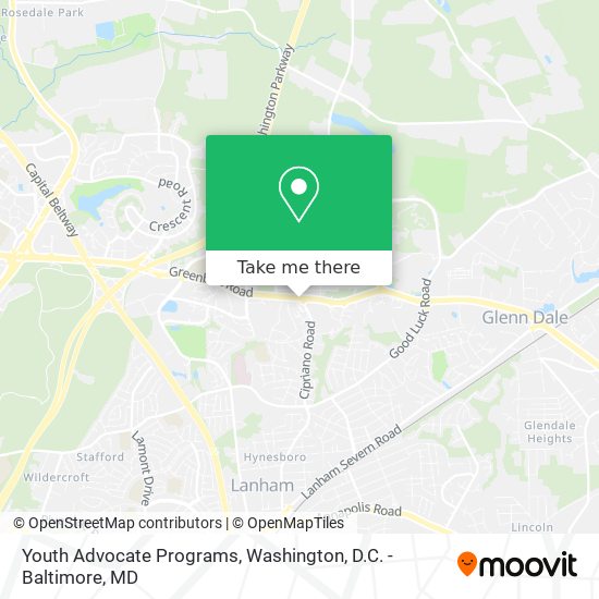 Youth Advocate Programs map