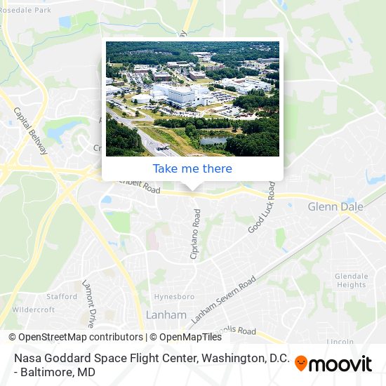 Nasa Goddard Space Flight Center map