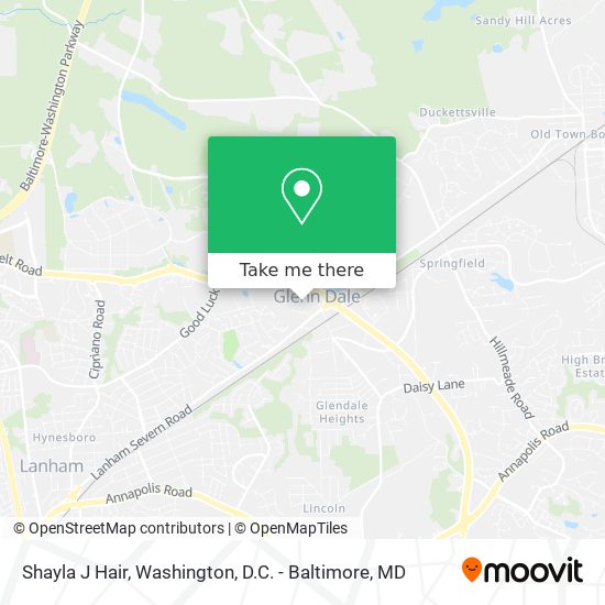 Shayla J Hair map