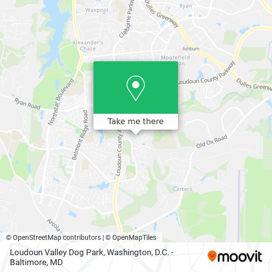 Loudoun Valley Dog Park map