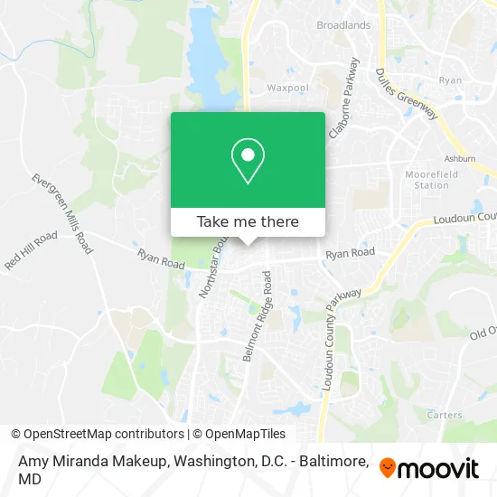 Amy Miranda Makeup map