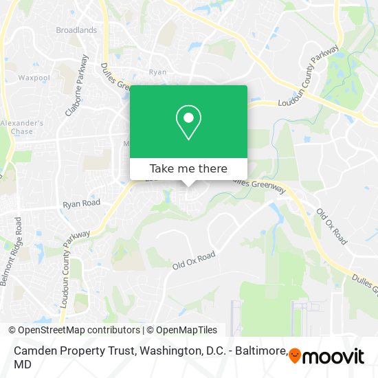 Mapa de Camden Property Trust