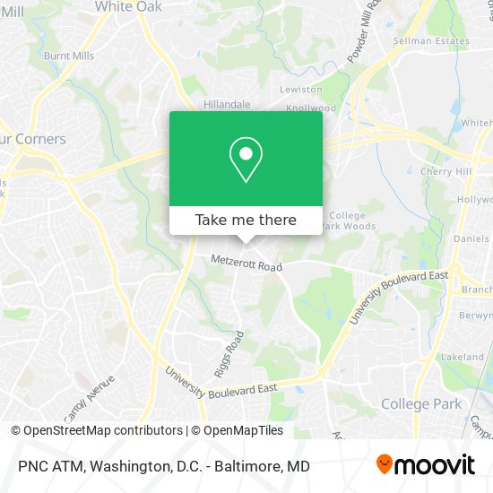 PNC ATM map