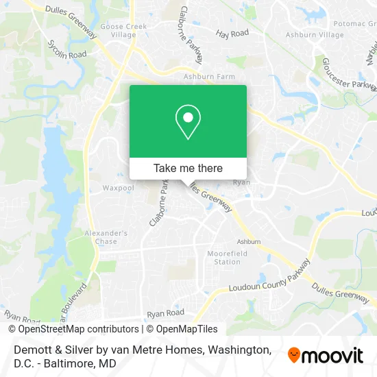 Demott & Silver by van Metre Homes map