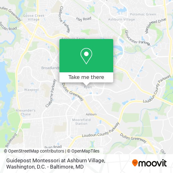 Mapa de Guidepost Montessori at Ashburn Village